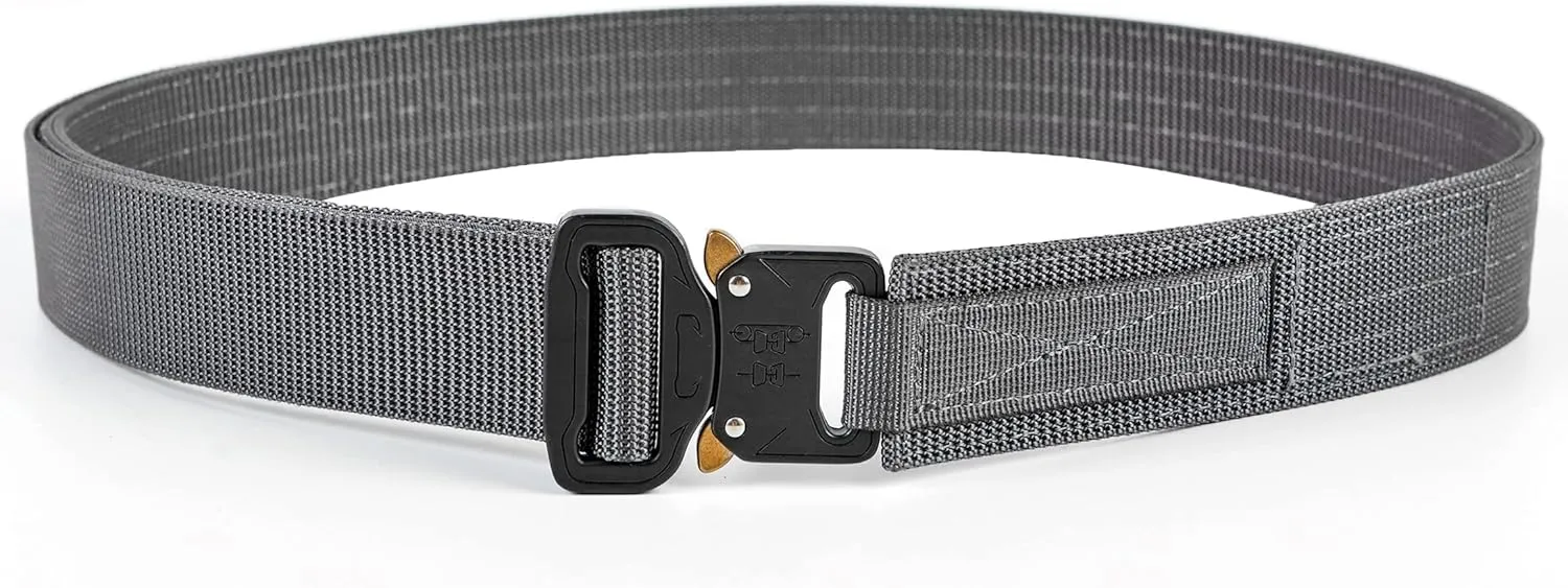 WOLF TACTICAL Heavy Duty Hybrid Quick-Release EDC Belt - 2-Ply 1.5” CCW Gun Belt