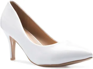 Women's Classic D'Orsay Closed Toe Mid Stiletto Heel Pump | Dress, Work, Party Low Heeled Pumps | high Casual Comfortable Sale