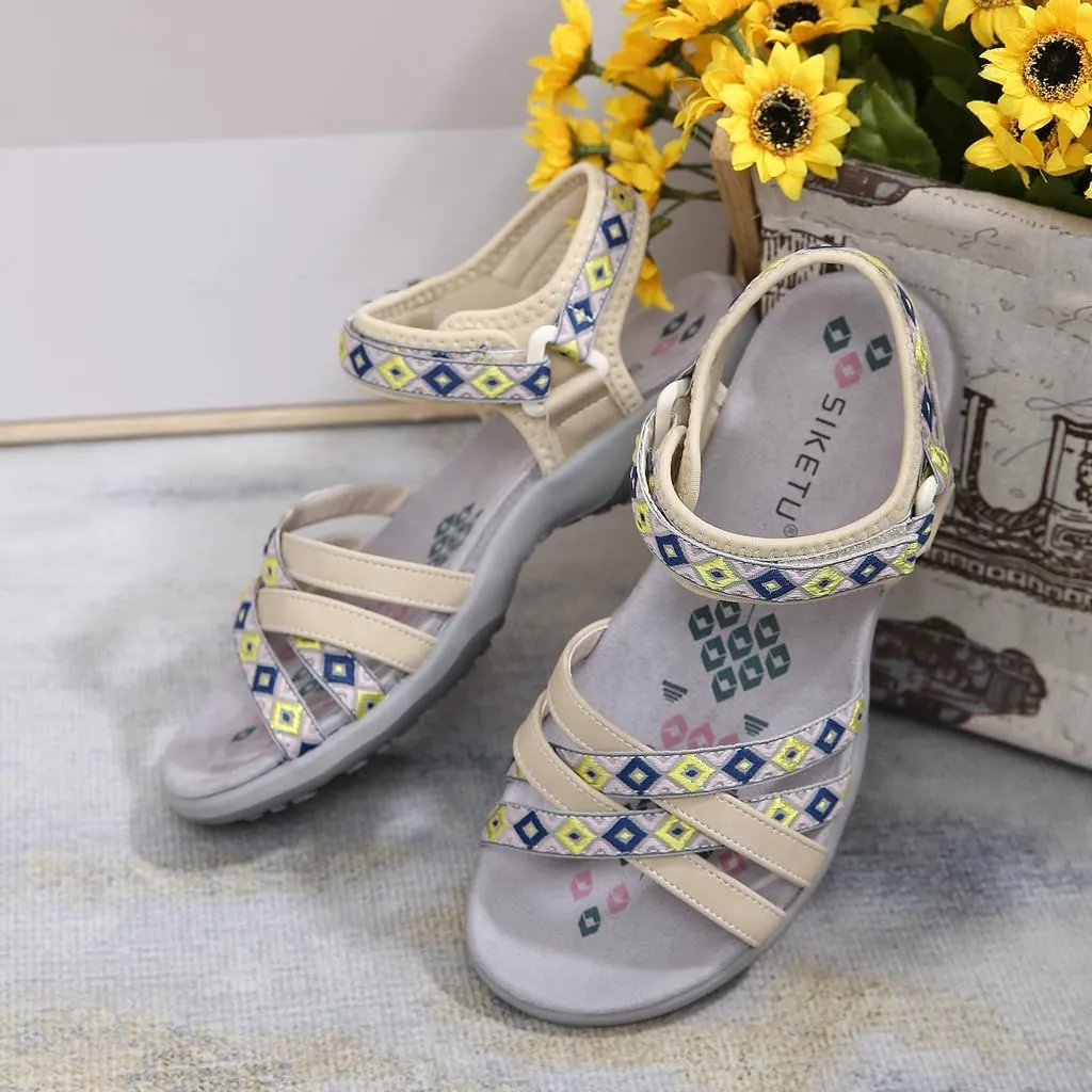 Women's Comfortable Hiking Athletic Sandals Arch Support Sports Walking Casual Summer Outdoor Beach Water Sandal