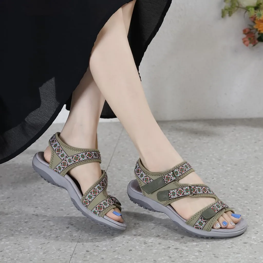 Women's Comfortable Hiking Athletic Sandals Arch Support Sports Walking Casual Summer Outdoor Beach Water Sandal