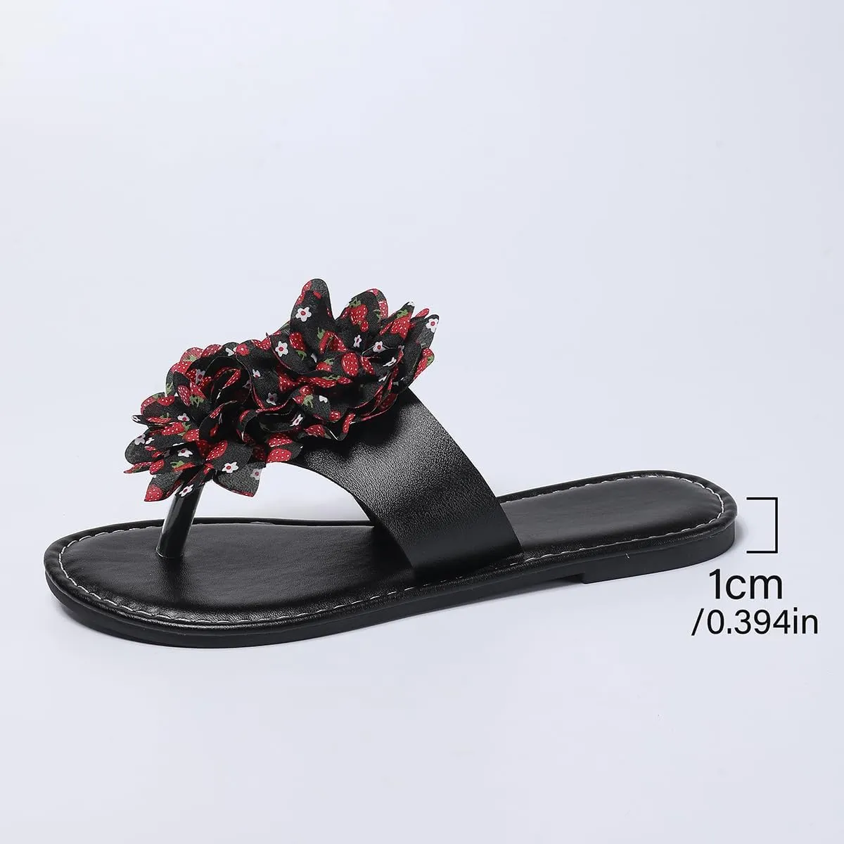 Women's Flat Mules with Light Purple Sequin Flower Decorations – Summer Slip-On Shoes for Vacations, Beach Walks, and Casual Romantic Outfits