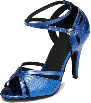 Womens Latin Salsa Ballroom Dancing Shoes Strappy Wedding Prom Sandals