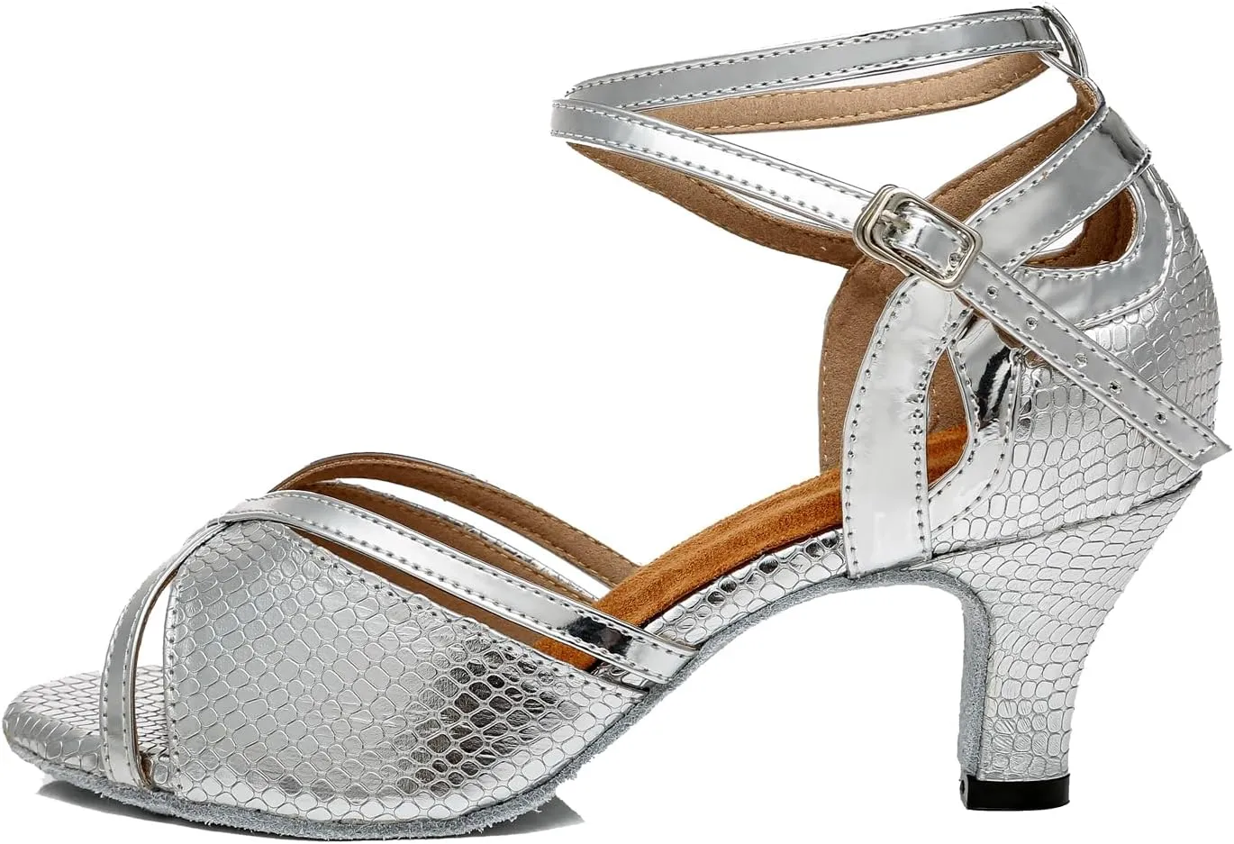 Womens Latin Salsa Ballroom Dancing Shoes Strappy Wedding Prom Sandals