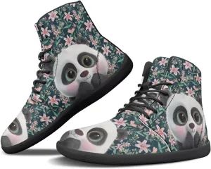 Women's Minimalist Barefoot Shoes Wide Toe Zero Drop Sneaker Fashion Comfort Running Shoe for Party Size 6-13.5 Black Sole