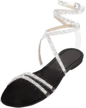 Women's Summer Fashion Flat Sandals Comfortable Ankle Strap Outdoor Walking Shoes Comfort Orthotic Sandals