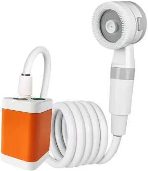 Yiju Portable Shower Rechargeable Electric Outdoor Shower Multipurpose with Hose for
