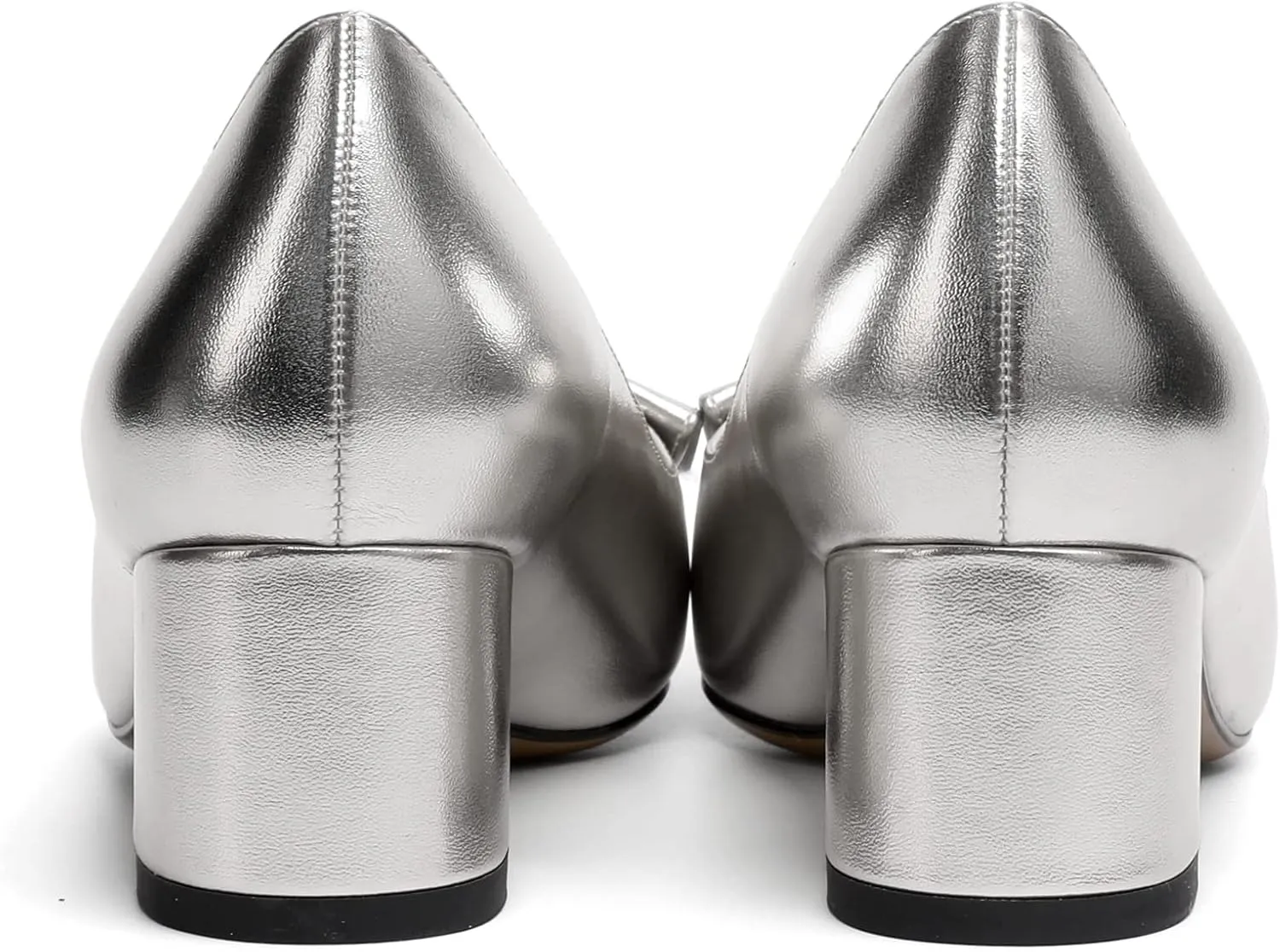 YODEKS Women's Chunky Heel Pumps Low Block Heel Pointed Toe Slip on Dress Pump Shoes for Work Casual Daily Life Party Dress Shoes