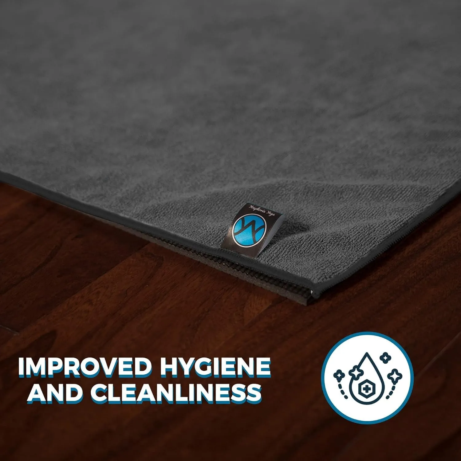 Youphoria Yoga Microfiber Non-Slip Towel - Hot Yoga Mat Towel for Enhanced Grip and Sweat Absorption