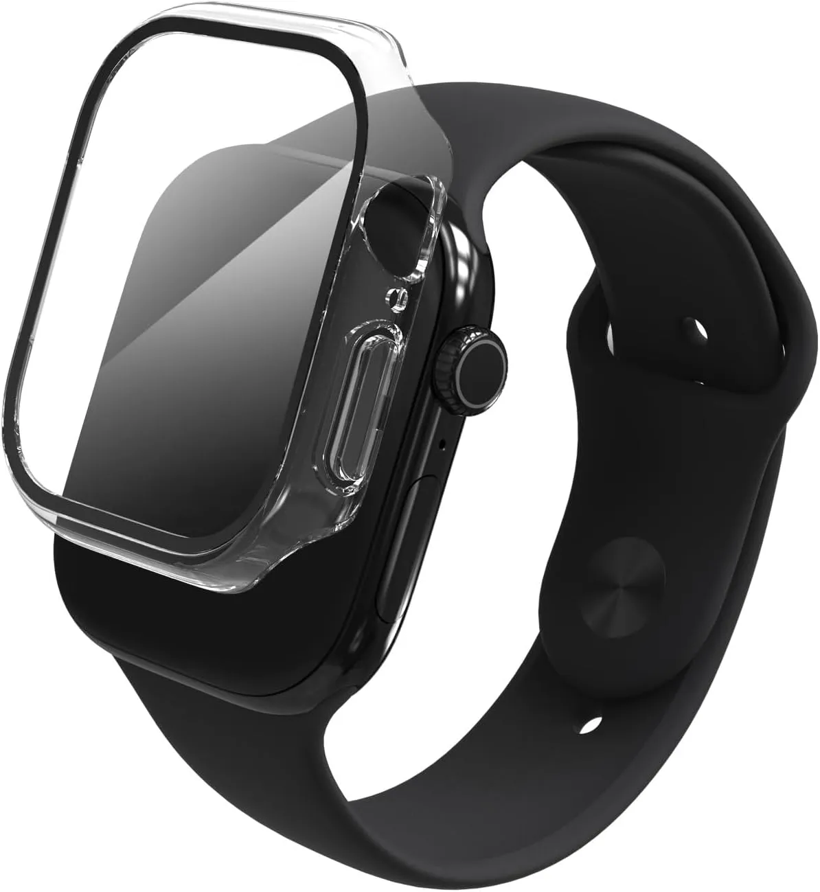 ZAGG Glass 360 Screen Protector for Apple Watch Series 10 46mm, Integrated Bumper, 5X Stronger Impact Protection, Scratch-Resistant, Eco-Friendly Materials